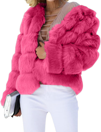 Women's faux fur coat
